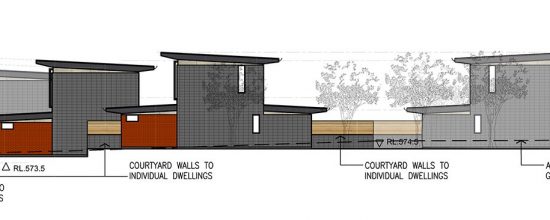Greenway Development, Canberra - Southern Dwellings elevation